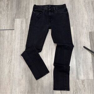 J.CREW Men's Flex Slim Stretch Fit Black/Gray Jeans W32 L34 Style AY517